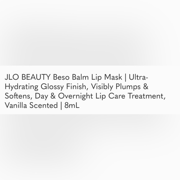 JLO BEAUTY Beso Balm Lip Mask | Ultra-Hydrating Glossy Finish, Visibly Plumps & - Picture 3 of 3